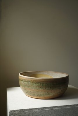 Large Mid-Century Bowl in Ceramic by Hanne Schneider, 1988-MXF-925359