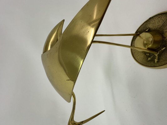 Large Mid-Century Brass Birds, 1970s, Set of 2-BGP-1798431