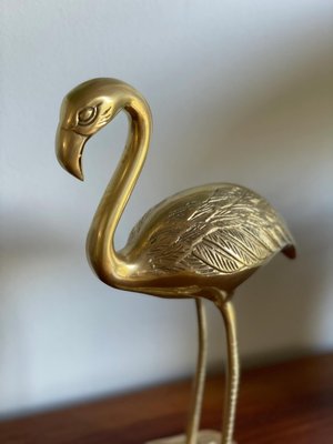 Large Mid-Century Brass Flamingo Decoration by Dieter Rams-WSA-1006129