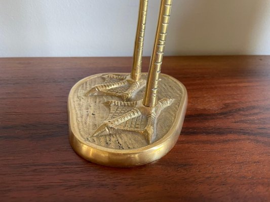 Large Mid-Century Brass Flamingo Decoration by Dieter Rams-WSA-1006129