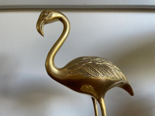 Large Mid-Century Brass Flamingo Decoration by Dieter Rams-WSA-1006129