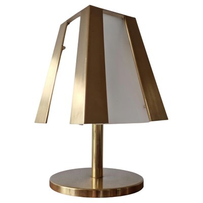 Large Mid-Century Brass Table Lamp, 1970s-TZ-1315595