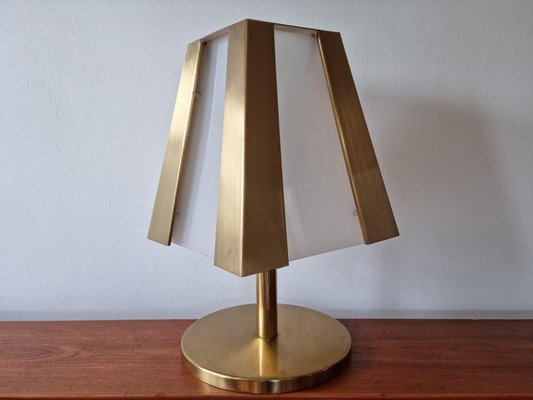 Large Mid-Century Brass Table Lamp, 1970s-TZ-1315595