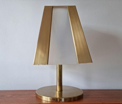 Large Mid-Century Brass Table Lamp, 1970s-TZ-1315595