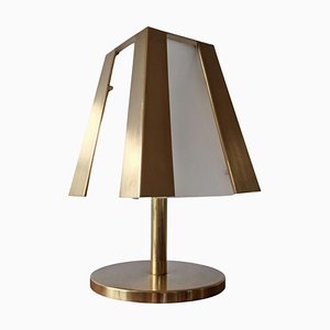 Large Mid-Century Brass Table Lamp, 1970s-TZ-1315595