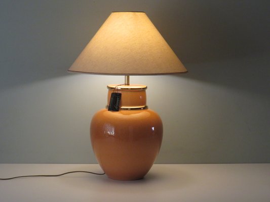 Large Mid-Century Ceramic Table Lamp by Louis Drimmer, France, 1970-UKG-1257053