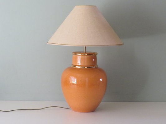 Large Mid-Century Ceramic Table Lamp by Louis Drimmer, France, 1970-UKG-1257053