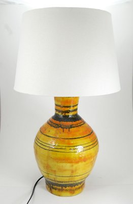 Large Mid-Century Ceramic Table Lamp by Zsuzsa Heller, 1970's-UWE-856034