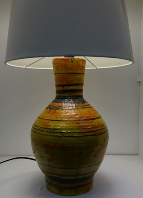 Large Mid-Century Ceramic Table Lamp by Zsuzsa Heller, 1970's-UWE-856034