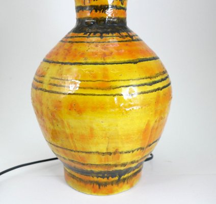 Large Mid-Century Ceramic Table Lamp by Zsuzsa Heller, 1970's-UWE-856034