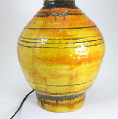 Large Mid-Century Ceramic Table Lamp by Zsuzsa Heller, 1970's-UWE-856034