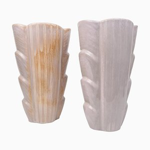 Large Mid-Century Ceramic Vases by Gunnar Nylund for Rörstrand, Sweden, Set of 2-UYK-807009