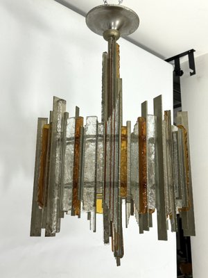 Large Mid-Century Chandelier by Albano Poli for Poliarte, Italy, 1970s-OT-1782126