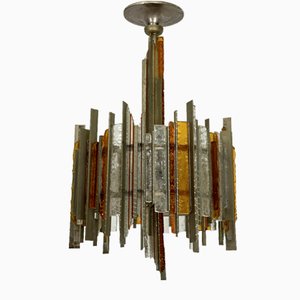 Large Mid-Century Chandelier by Albano Poli for Poliarte, Italy, 1970s-OT-1782126