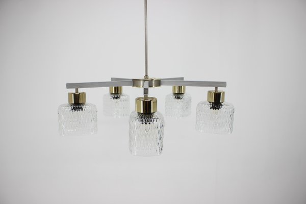 Large Mid-Century Chandelier from Kamenicky Senov, 1960s-TZ-692293