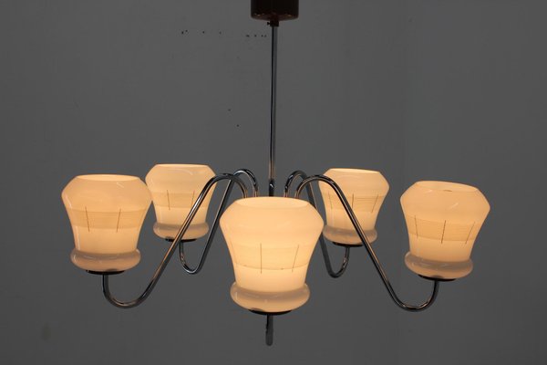 Large Mid-Century Chandelier from Lidokov, 1960s-TZ-602160