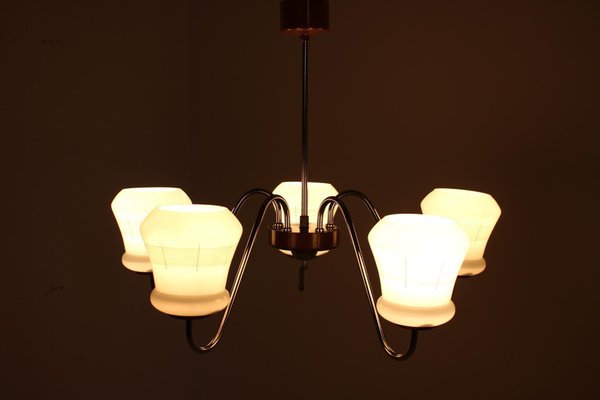 Large Mid-Century Chandelier from Lidokov, 1960s-TZ-602160