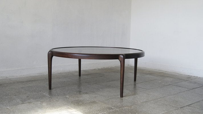 Large Mid-Century Coffee Table in Mahogany-UMB-1382258