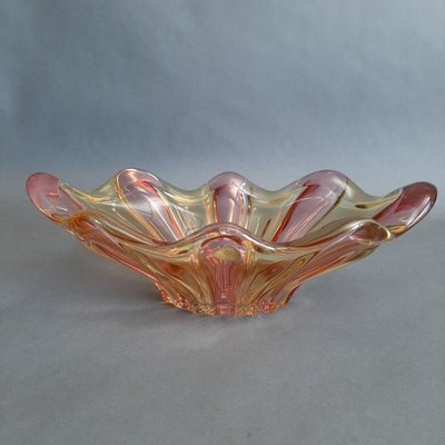 Large Mid-Century Colored Brass Bowl from W. Cristal-WK-725456