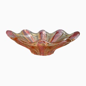 Large Mid-Century Colored Brass Bowl from W. Cristal-WK-725456