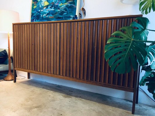 Large Mid-Century Danish Highboard Sideboard Cabinet by Leo Bub, 1960s-WSA-831294