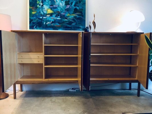 Large Mid-Century Danish Highboard Sideboard Cabinet by Leo Bub, 1960s-WSA-831294