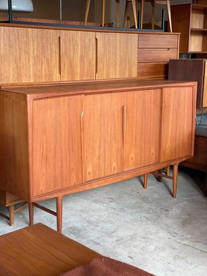 Large Mid-Century Danish Sideboard in Teak from Aco Møbler, 1960s-WSA-1006128