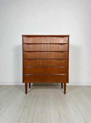 Large Mid-Century Danish Teak Chest of Drawers, 1960s-XCQ-2042136