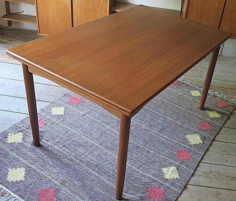 Large Mid-Century Danish Teak Dining Table, 1960s-ED-1820625