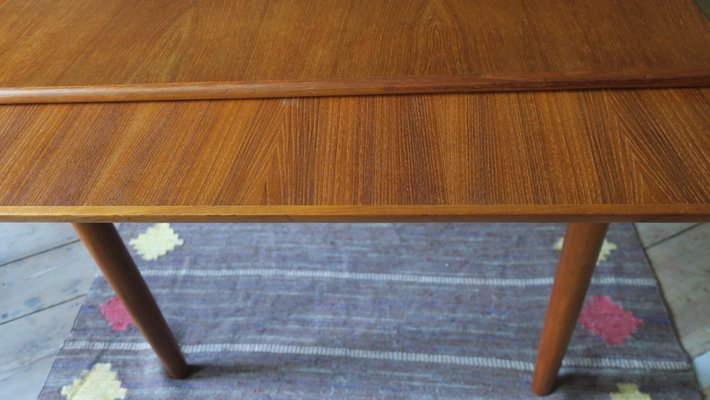 Large Mid-Century Danish Teak Dining Table, 1960s-ED-1820625