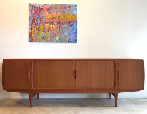 Large Mid-Century Danish Teak Sideboard by J. Andersen for Uldum, 1960s-WSA-1139538