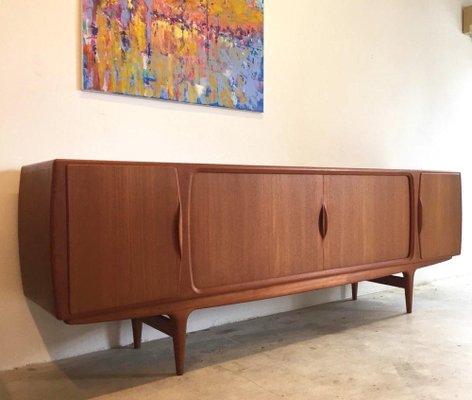 Large Mid-Century Danish Teak Sideboard by J. Andersen for Uldum, 1960s-WSA-1139538