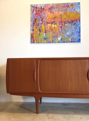 Large Mid-Century Danish Teak Sideboard by J. Andersen for Uldum, 1960s-WSA-1139538