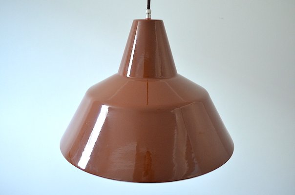 Large Mid-Century Enameled Work Ceiling Lamp from Louis Poulsen, 1960s-OV-884915