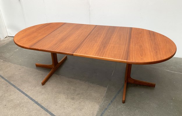 Large Mid-Century Extendable Teak Dining Table by Karl Erik Ekselius for Joc Vetlanda, 1960s-UAH-1318472