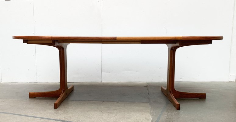 Large Mid-Century Extendable Teak Dining Table by Karl Erik Ekselius for Joc Vetlanda, 1960s-UAH-1318472