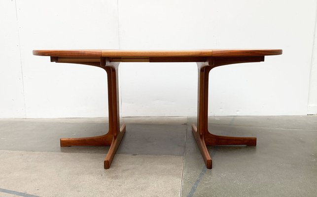 Large Mid-Century Extendable Teak Dining Table by Karl Erik Ekselius for Joc Vetlanda, 1960s-UAH-1318472