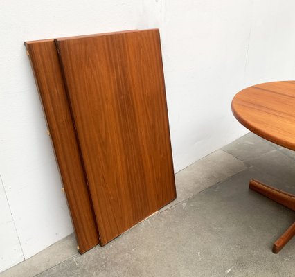 Large Mid-Century Extendable Teak Dining Table by Karl Erik Ekselius for Joc Vetlanda, 1960s-UAH-1318472