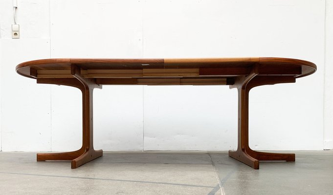 Large Mid-Century Extendable Teak Dining Table by Karl Erik Ekselius for Joc Vetlanda, 1960s-UAH-1318472