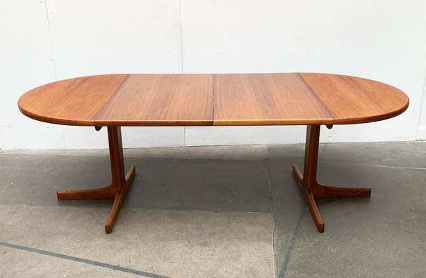 Large Mid-Century Extendable Teak Dining Table by Karl Erik Ekselius for Joc Vetlanda, 1960s-UAH-1318472