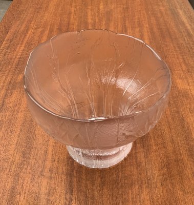 Large Mid-Century Finnish Glass Bowl by Kaija Aarikaikka for Humppila-UAH-1057017