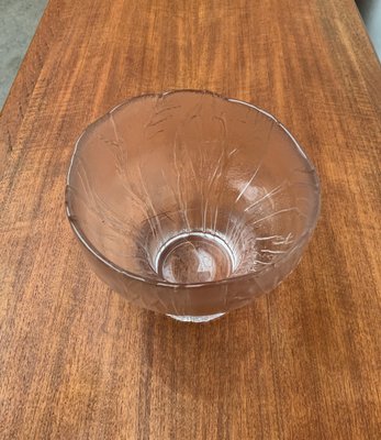 Large Mid-Century Finnish Glass Bowl by Kaija Aarikaikka for Humppila-UAH-1057017