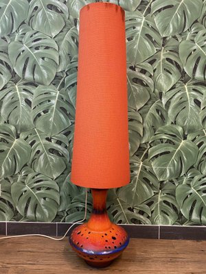 Large Mid-Century Floor Lamp by Walther Gerhards for Bay Keramik-PYR-821580