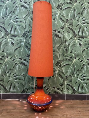 Large Mid-Century Floor Lamp by Walther Gerhards for Bay Keramik-PYR-821580