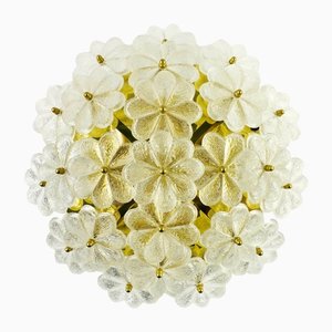 Large Mid-Century Floral Ceiling Light in Murano Glass by Ernst Palme, Germany, 1970s-BMM-1454024