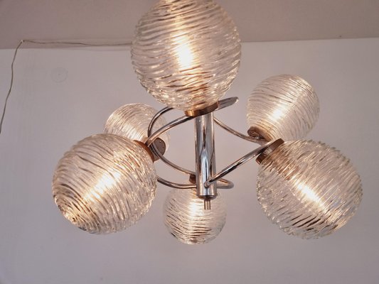 Large Mid-Century Galaxy Sputnik Chandelier, Germany, 1970s-TZ-1734491