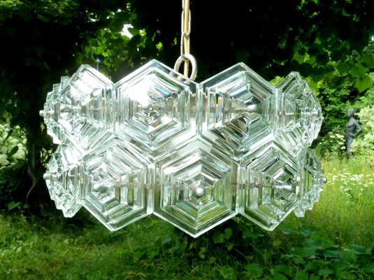 Large Mid-Century German Ballroom Chandelier by VEB Leuchten-VLZ-711864