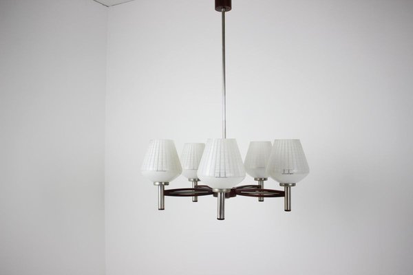 Large Mid-Century German Chandelier, 1970s-TZ-762537