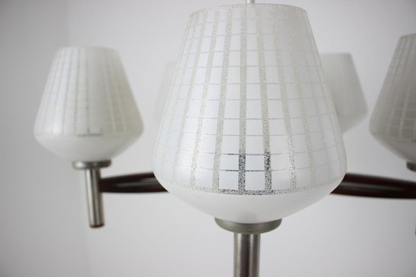 Large Mid-Century German Chandelier, 1970s-TZ-762537