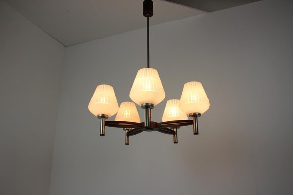 Large Mid-Century German Chandelier, 1970s-TZ-762537